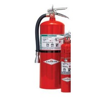 Amerex Corporation 397 Amerex 11 Pound Halotron I Fire Extinguisher With Brass, Chrome Plated Valve And Wall Bracket
